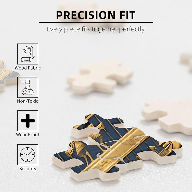 Egyptian Pharaonic Frescoes 1000 Piece Jigsaw Puzzle For Adults 29 5 X 19 7 Inches Home Decor - Image 4